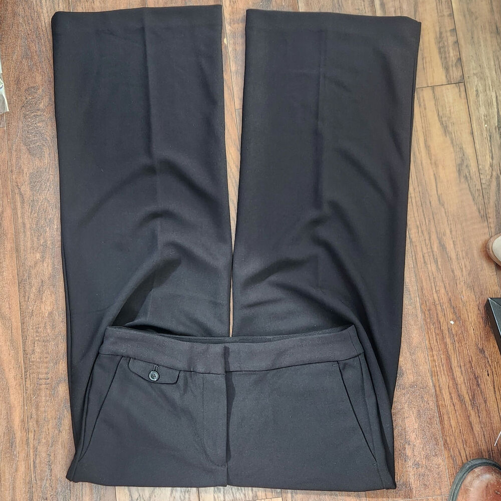 LOFT Black Wide-Leg Trousers - Picture 4 of 10